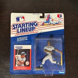 Dave Winfield Starting Lineup Figure with Card from 1988. New in box Collectible